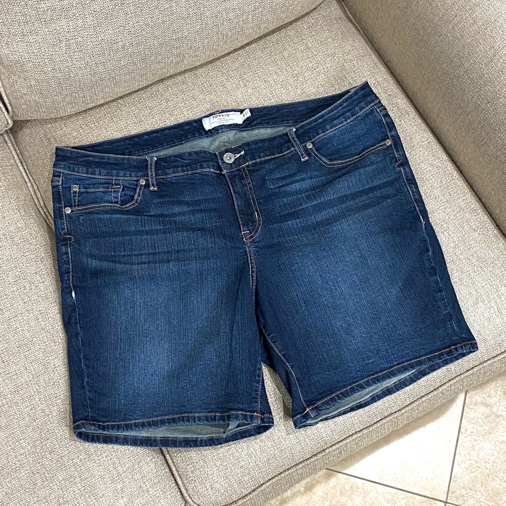 Torrid Blue Denim Shorts